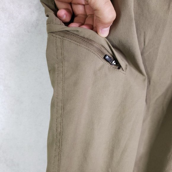 Gerry Men's 38x30 (Really 38x28) Long Cargo Hiking Outdoor Pants Tan Fishing - Picture 3 of 8